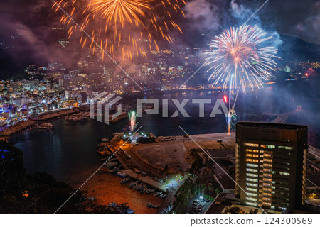 [Shizuoka Prefecture] Atami's million-dollar night view and seaside fireworks festival 124300569