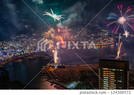 [Shizuoka Prefecture] Atami's million-dollar night view and seaside fireworks festival 124300571
