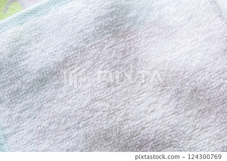 Close-up of terry cloth 124300769