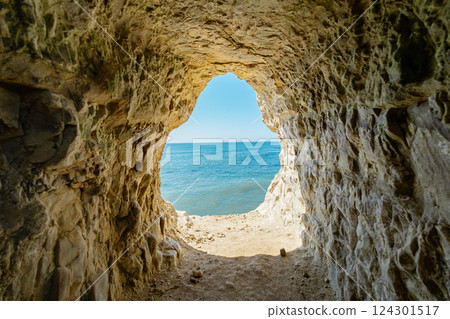 Cave at Koura Beach, Onjuku Town, Chiba Prefecture 124301517