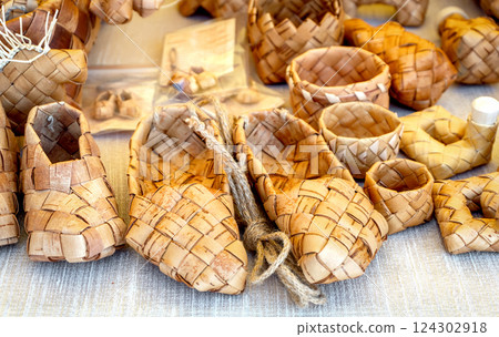 Traditional Birch Bark Items 124302918
