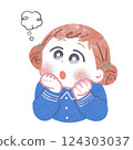 Thinking girl 124303037