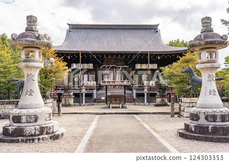 Nogi Shrine (at the foot of the Fushimi Momoyama Imperial Mausoleum) in Fushimi Ward, Kyoto City. A shrine dedicated to Nogi Maresuke. 124303353