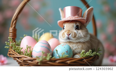 Easter bunny photo 124303902