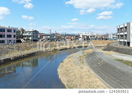 貫穿宇都宮市的田川和散步道 124303911