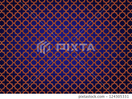 This captivating geometric pattern features a stunning deep blue background that attracts attention This captivating geometric pattern features a stunning deep blue background that attracts attention 124305331