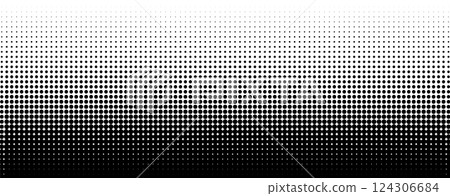 Halftone dot pattern gradient background circle comic fade. 124306684