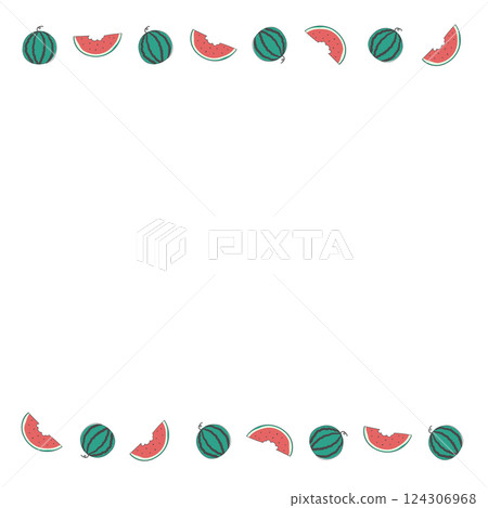 Watermelon frame design 124306968
