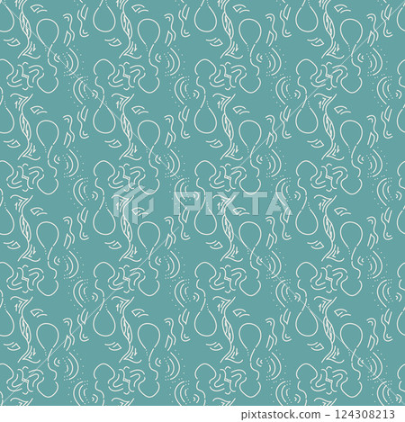 Abstract colorful background. Seamless neutral pattern with abstract ornaments. Vector illustration. Abstract colorful background. Seamless neutral pattern with abstract ornaments. Vector illustration. 124308213