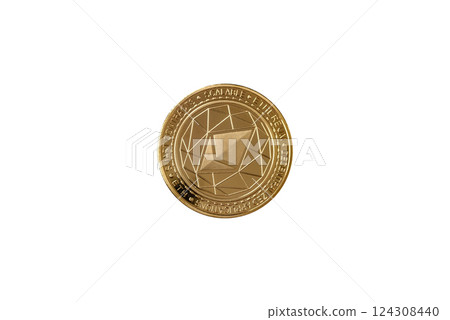 Ethereum cryptocurrency dummy in the form of a round iron coin Ethereum cryptocurrency dummy in the form of a round iron coin 124308440