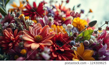 Floral background. Beautiful flowers close up. Floral background. Beautiful flowers close up. 124309625