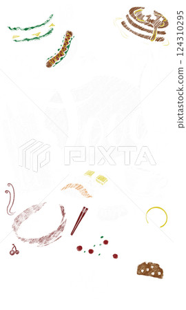 set of colorful donuts isolated on white set of colorful donuts isolated on white 124310295