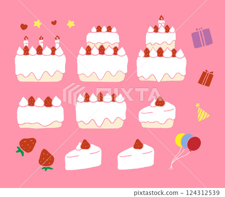 Cake_Birthday_Party_Christmas_Material Cake_Birthday_Party_Christmas_Material 124312539