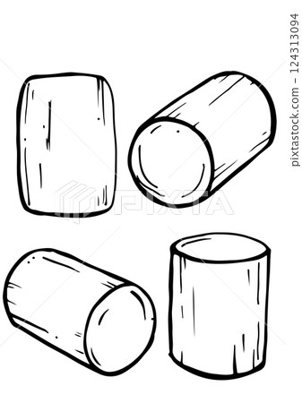 marshmallows vector sketch set 124313094