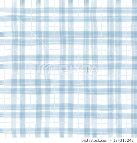 Light Blue Plaid Gingham Hand Drawn Background Pattern Overlay Light Blue Plaid Gingham Hand Drawn Background Pattern Overlay 124313242