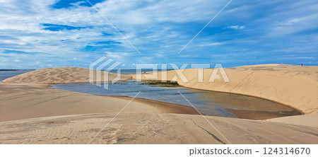 Dunas do Mouro at Ilha do Caju, Ilha das Canarias, Brazil. Delta do Parnaiba and Delta das Americas Dunas do Mouro at Ilha do Caju, Ilha das Canarias, Brazil. Delta do Parnaiba and Delta das Americas 124314670