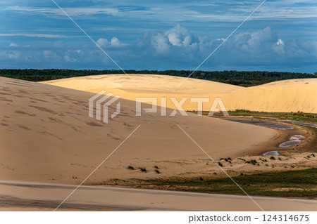 Dunas do Mouro at Ilha do Caju, Ilha das Canarias, Brazil. Delta do Parnaiba and Delta das Americas Dunas do Mouro at Ilha do Caju, Ilha das Canarias, Brazil. Delta do Parnaiba and Delta das Americas 124314675