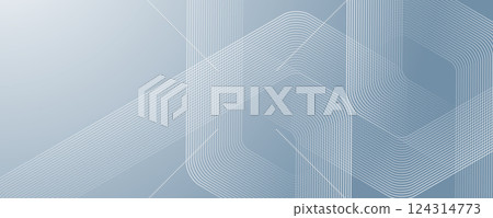 Digital futuristic technology concept with hexagons. Digital hexagonal blue abstract background. Geometric stripe line art design for poster, brochure, cover, banner, website, header Digital futuristic technology concept with hexagons. Digital hexagonal blue abstract background. Geometric stripe line art design for poster, brochure, cover, banner, website, header 124314773