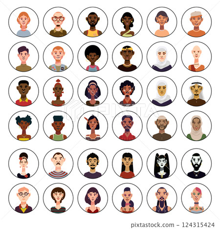 Collection of Avatars Collection of Avatars 124315424