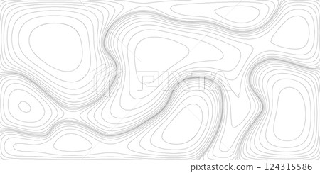 topographic map pattern background. Vector illustration 124315586