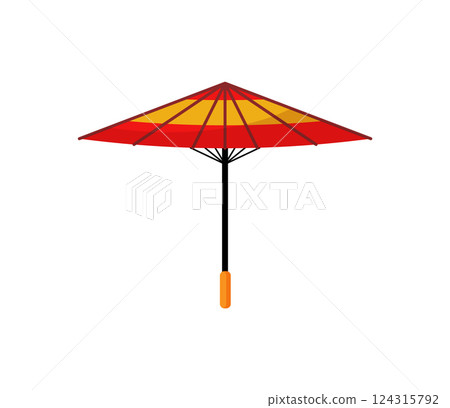 Japanese Umbrella Icon Japanese Umbrella Icon 124315792