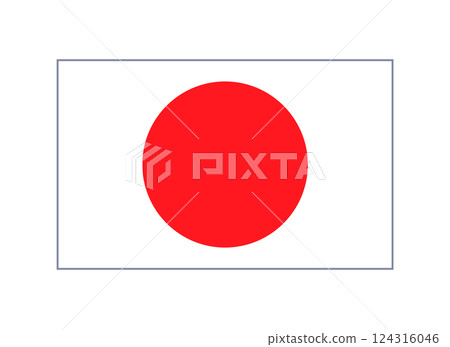 Japanese National Flag Japanese National Flag 124316046