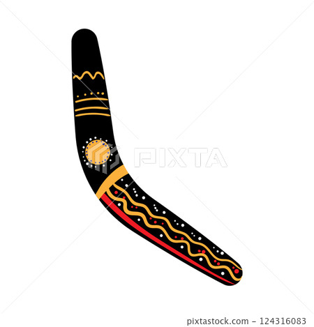 Painted Boomerang 124316083