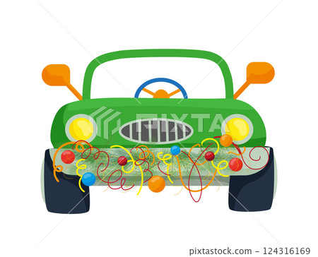 Christmas Car Decoration Christmas Car Decoration 124316169