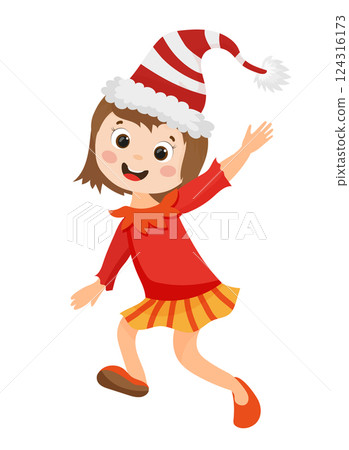 Elf Girl Dancing 124316173