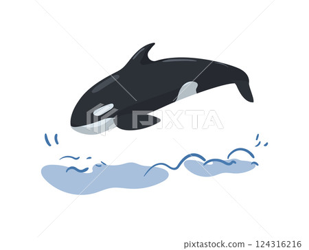 Jumping Orca 124316216