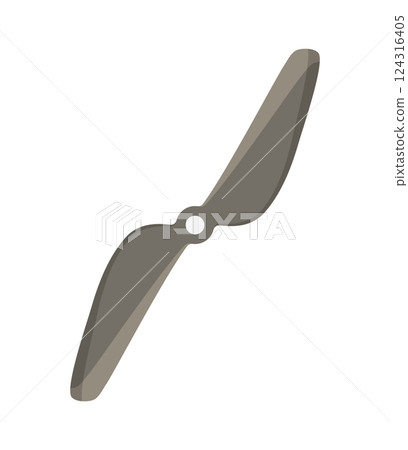 Gray Propeller Blade Gray Propeller Blade 124316405