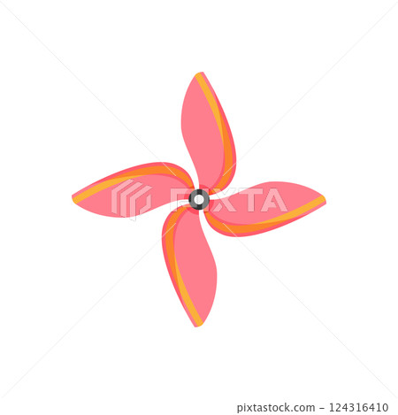 Pink Floral Propeller Design 124316410