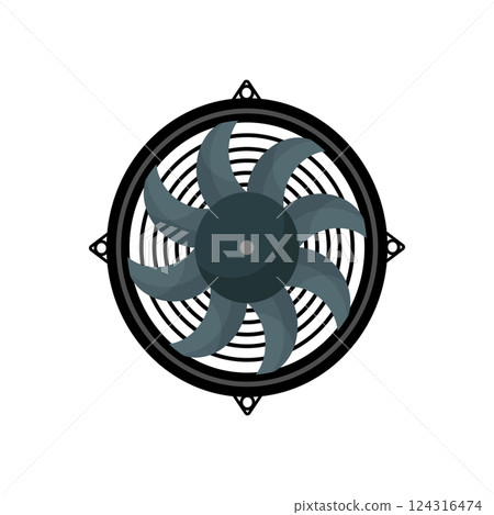 Automotive Cooling Fan 124316474