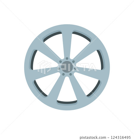Gray Circular Wheel 124316495
