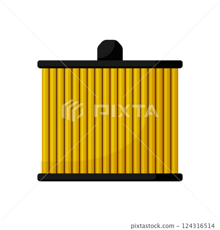 Yellow Engine Filter 124316514