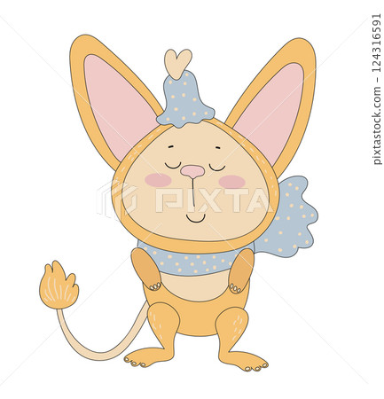 Long-Eared Fennec Fox Long-Eared Fennec Fox 124316591