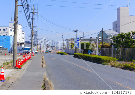 埼玉縣八潮市 草加松戶線沿線 2025年3月 124317172