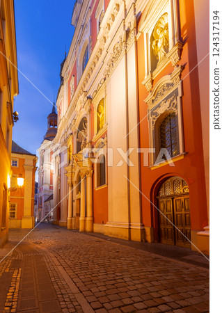 Jesuit College and Fara Church in Poznan Poland Jesuit College and Fara Church in Poznan Poland 124317194