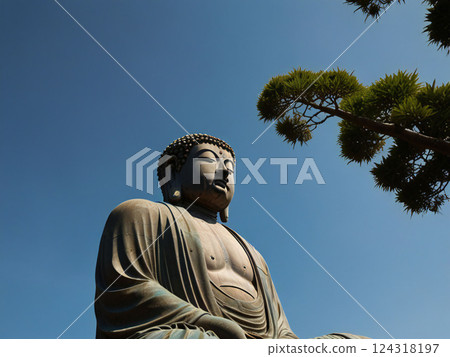 夏天的藍天和大佛 124318197