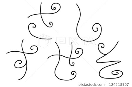 A simple, loosely swirled design of "Sa Shi Su Se So" A simple, loosely swirled design of "Sa Shi Su Se So" 124318507