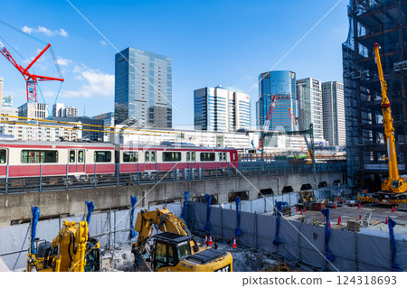東京再開發 品川站週邊的建設及起重機 2025.03 a-1 東京再開發 品川站週邊的建設及起重機 2025.03 a-1 124318693