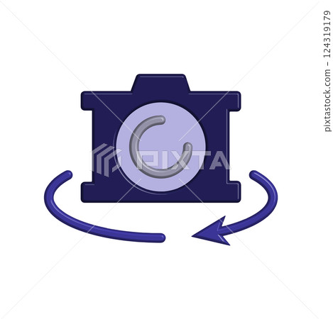 Camera icon design template 124319179