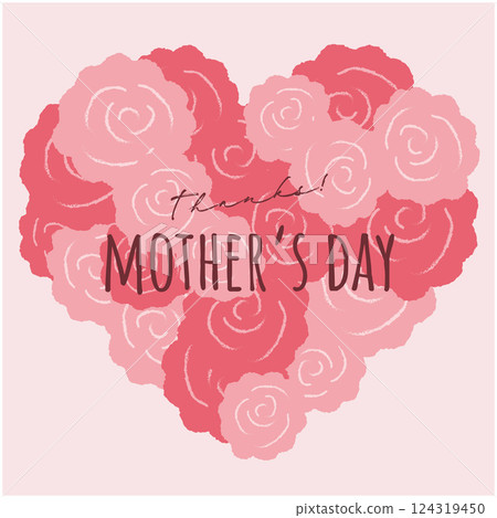 母親節向量插圖背景 124319450
