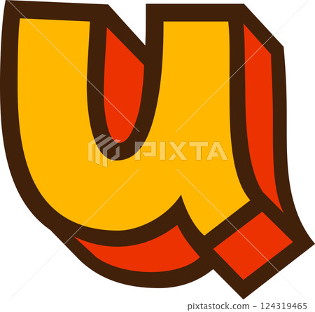 英文字母小寫字母 u 124319465