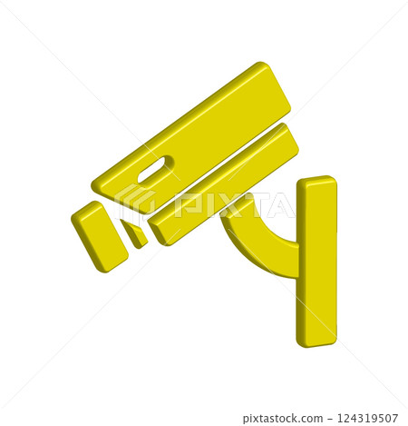 CCTV icon design template 124319507