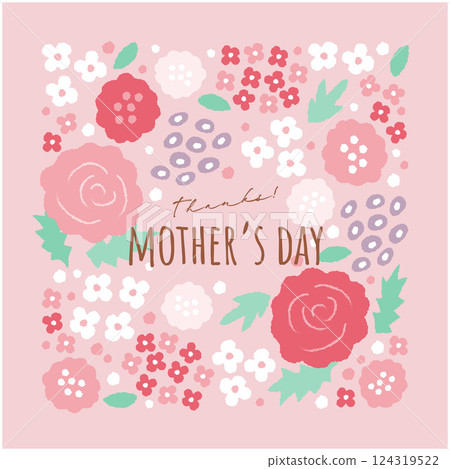Mother's day vector illustration background 124319522