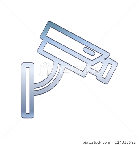 CCTV icon design template 124319582