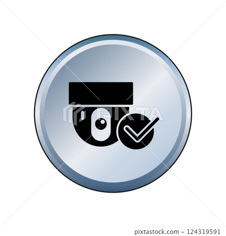 CCTV icon design template CCTV icon design template 124319591