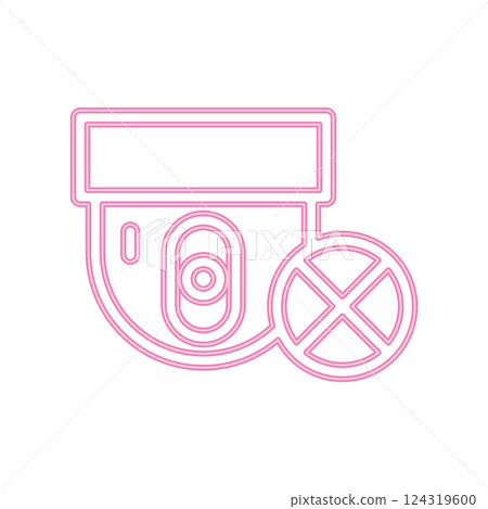 CCTV icon design template CCTV icon design template 124319600