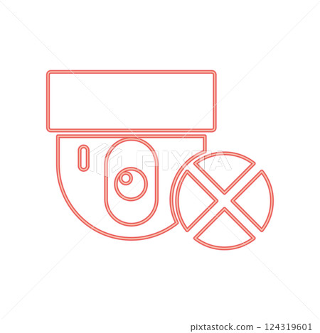 CCTV icon design template CCTV icon design template 124319601